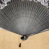 New Japanese and Korean style folding fans, men's fans, bamboo fans, gift folding fans, all-bamboo spray-painted Chinese style, ancient-style fans Application Scenario